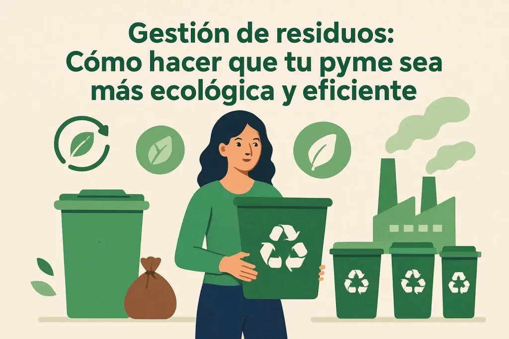 Gestión de residuos: Cómo hacer que tu pyme sea más ecológica y eficiente.