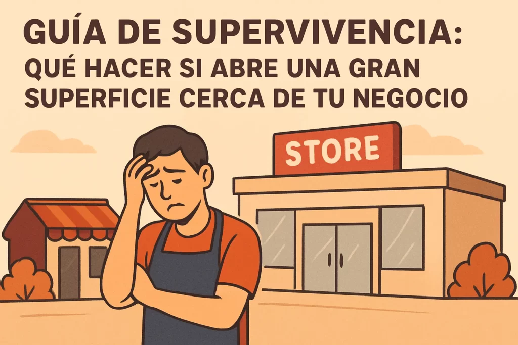 Guía de supervivencia: Qué hacer si abre una gran superficie cerca de tu negocio.
