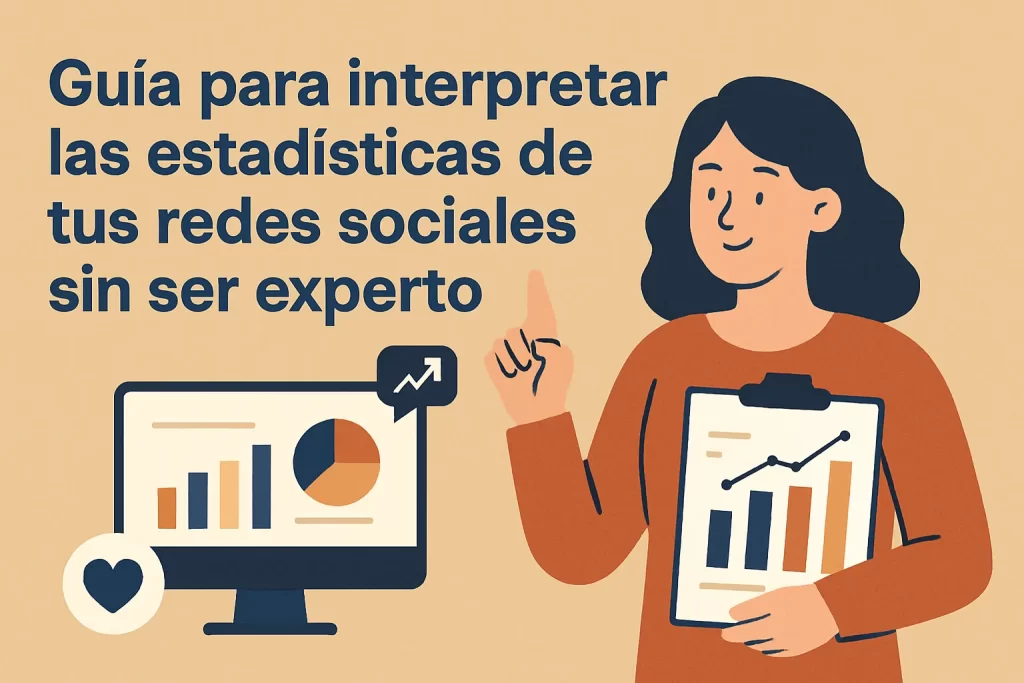 Guía para interpretar las estadísticas de tus redes sociales sin ser experto.