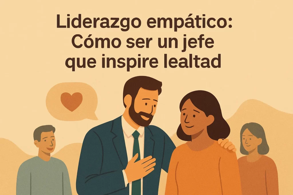 Liderazgo empático: Cómo ser un jefe que inspire lealtad.