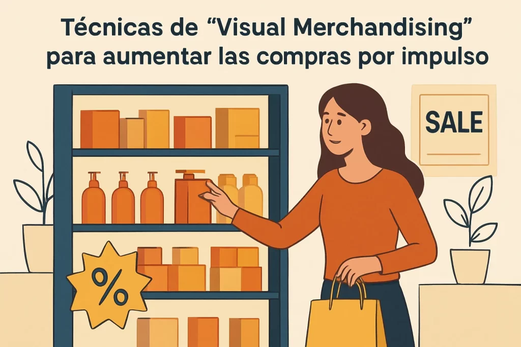Técnicas de "Visual Merchandising" para aumentar las compras por impulso.