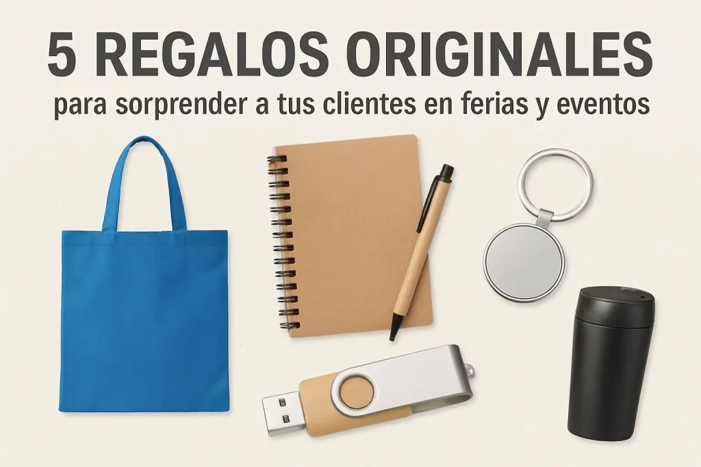 5 regalos originales para sorprender a tus clientes en ferias y eventos.