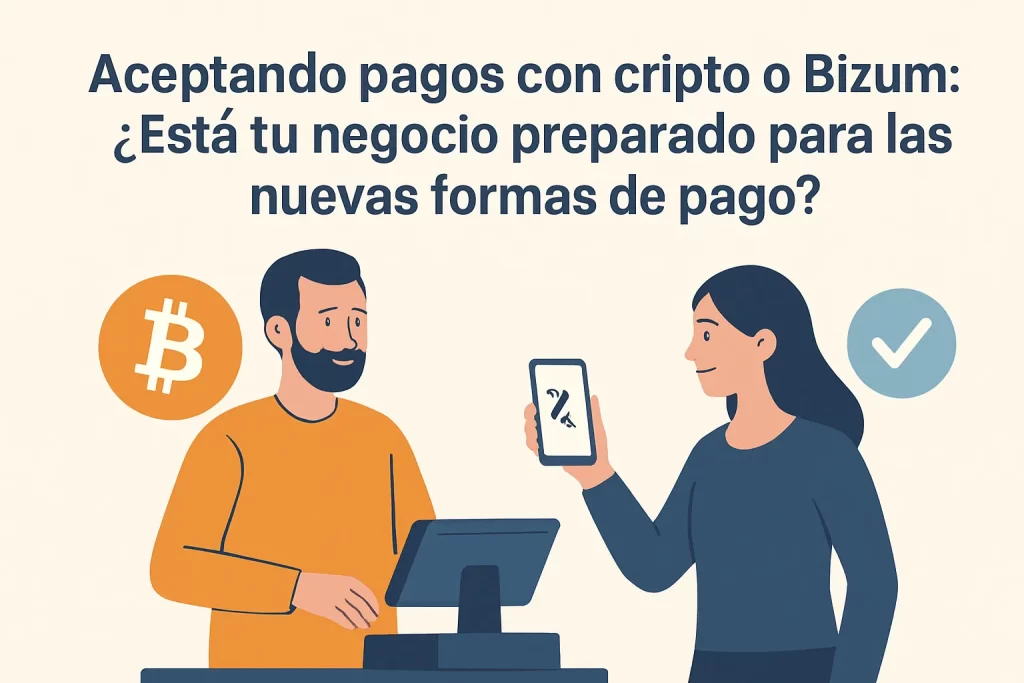Aceptando pagos con cripto o Bizum: ¿Está tu negocio preparado para las nuevas formas de pago?