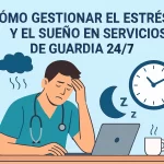 Cómo gestionar el estrés y el sueño en servicios de guardia 24/7.
