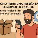 Cómo pedir una reseña en el momento exacto: El "pico de felicidad" del cliente tras la compra.