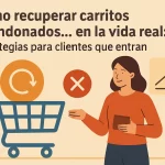 Cómo recuperar carritos abandonados... en la vida real: Estrategias para clientes que entran