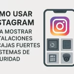 Cómo usar Instagram para mostrar instalaciones de cajas fuertes y sistemas de seguridad.