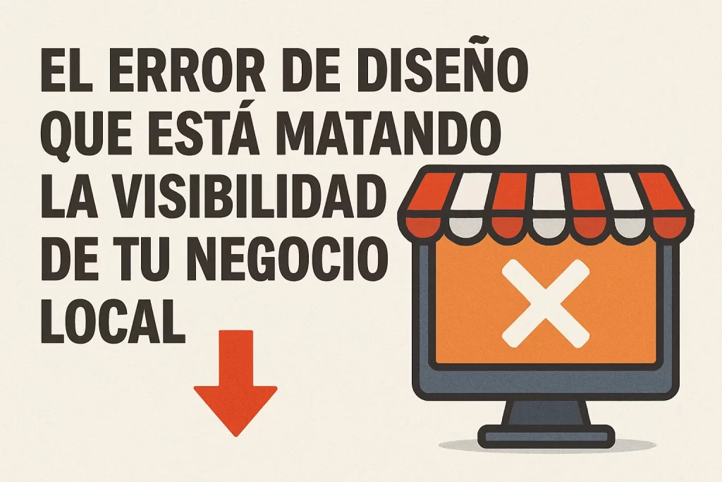 El error de diseño que está matando la visibilidad de tu negocio local.
