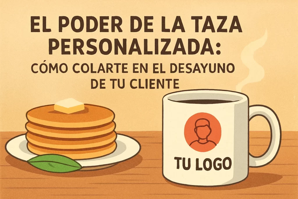 El poder de la taza personalizada: Cómo colarte en el desayuno de tu cliente.