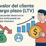 El valor del cliente a largo plazo (LTV): Por qué perder dinero en la primera venta puede ser tu mejor inversión.