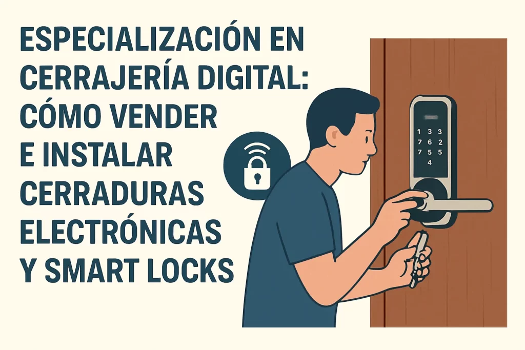 Especialización en Cerrajería Digital: Cómo vender e instalar cerraduras electrónicas y Smart Locks.
