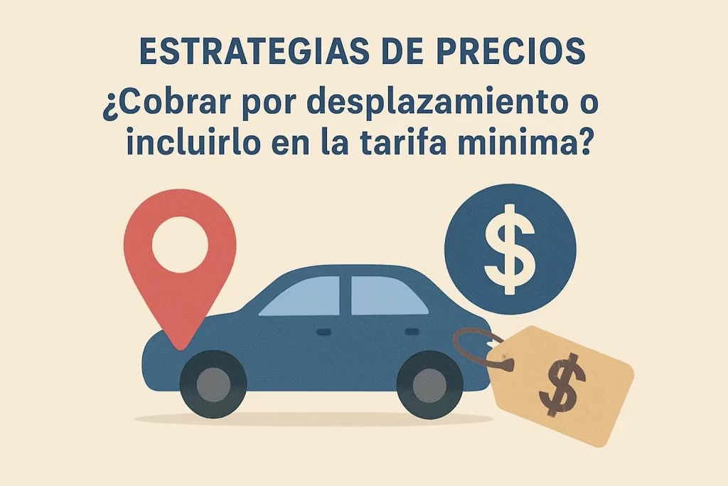 Estrategias de precios: ¿Cobrar por desplazamiento o incluirlo en la tarifa mínima?