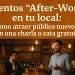 Eventos "After-Work" en tu local: Cómo atraer público nuevo con una charla o cata gratuita.