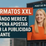 Formatos XXL: Cuándo merece la pena apostar por la publicidad gigante.