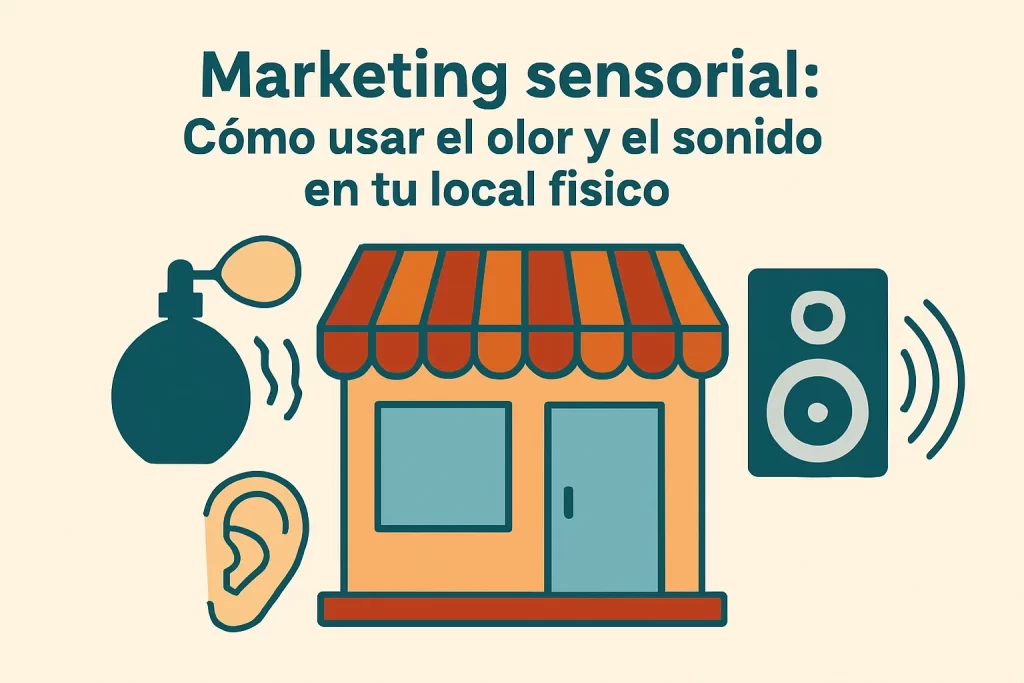 Marketing sensorial: Cómo usar el olor y el sonido en tu local físico.