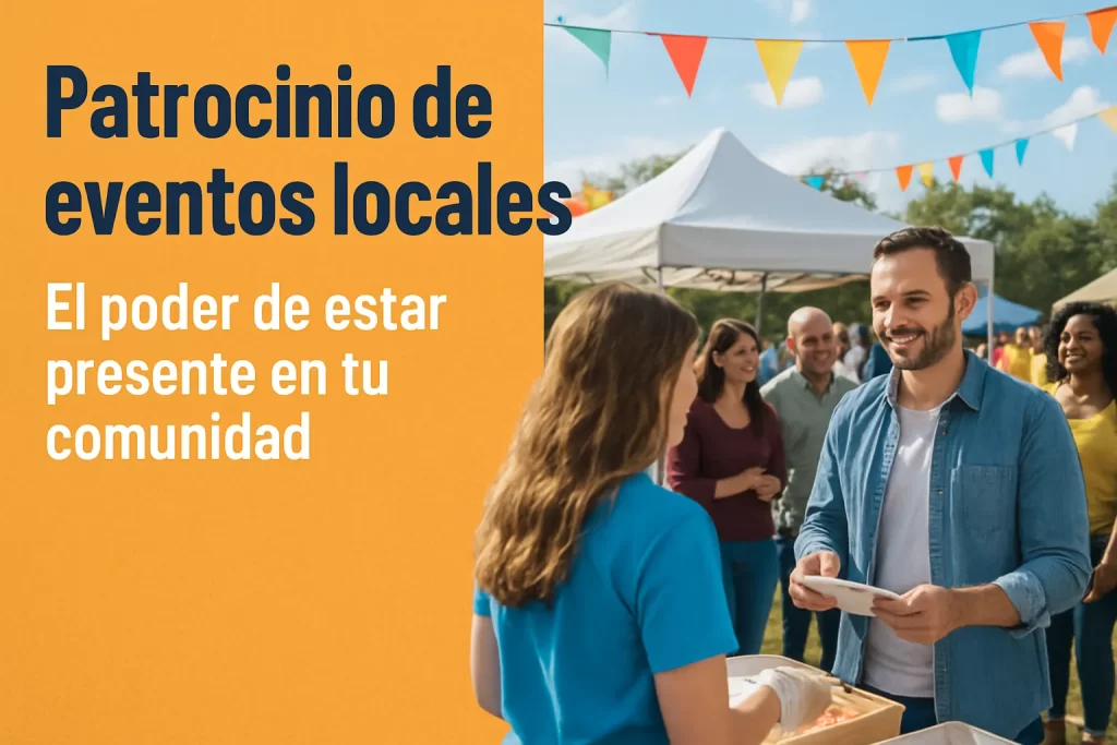 Patrocinio de eventos locales: El poder de estar presente en tu comunidad.