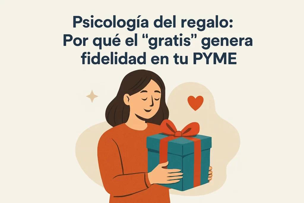 Psicología del regalo: Por qué el "gratis" genera fidelidad en tu PYME.