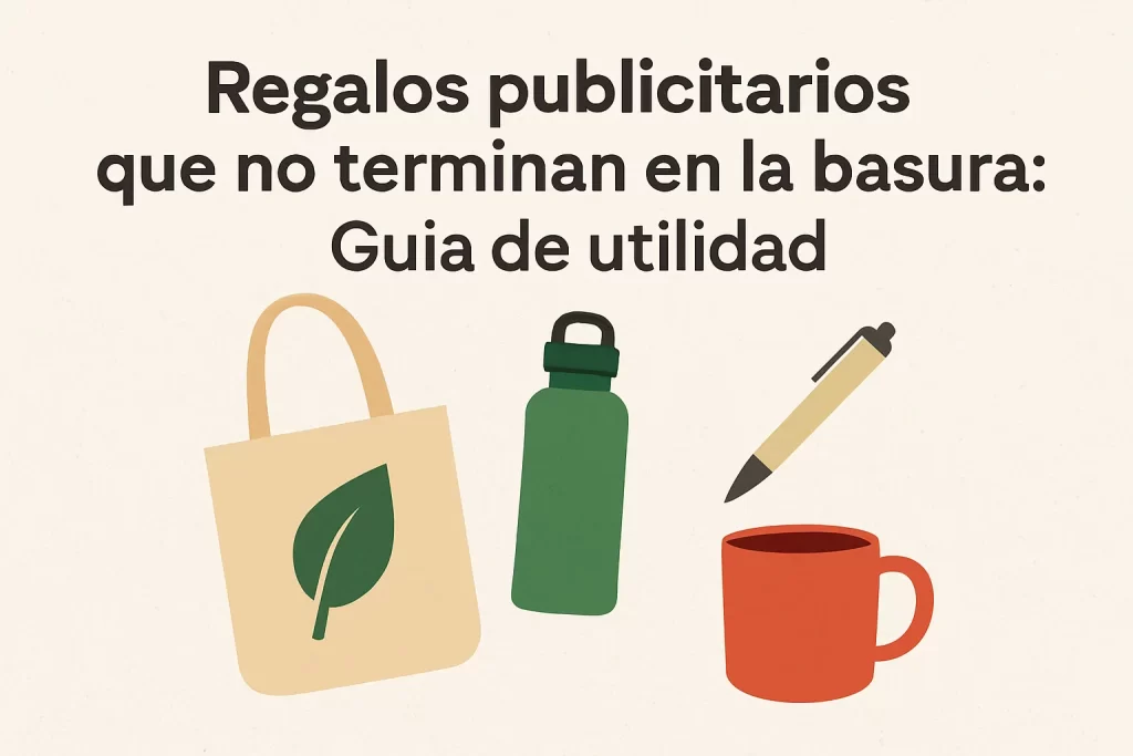Regalos publicitarios que no terminan en la basura: Guía de utilidad.