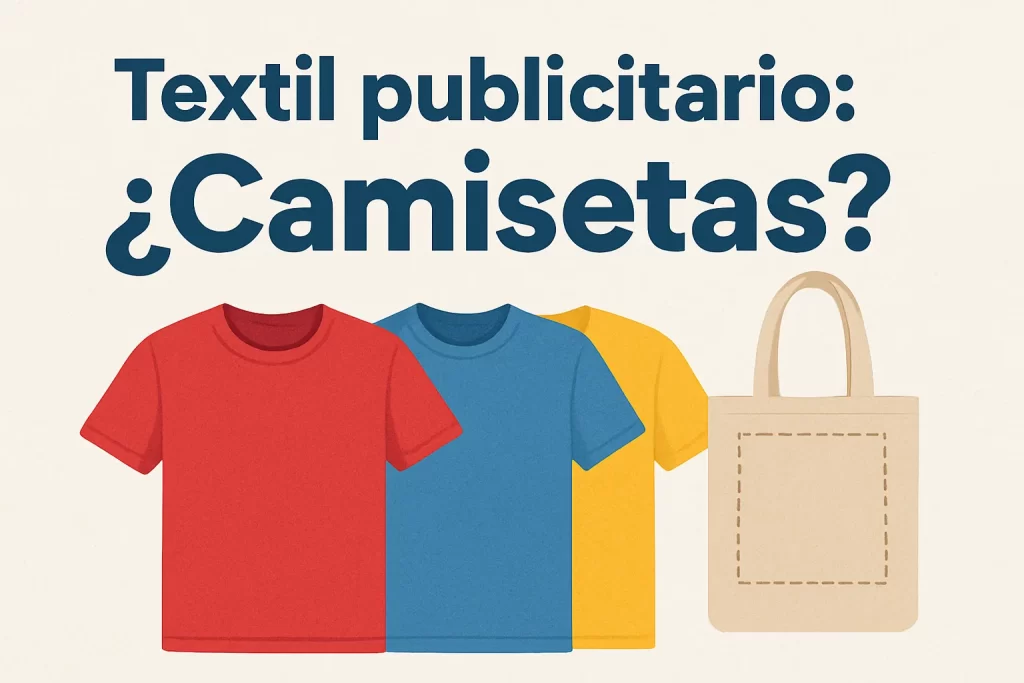 Textil publicitario: ¿Camisetas