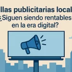 Vallas publicitarias locales: &iquest;Siguen siendo rentables en la era digital?