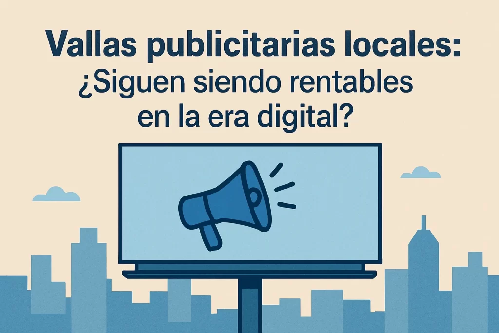 Vallas publicitarias locales: ¿Siguen siendo rentables en la era digital?
