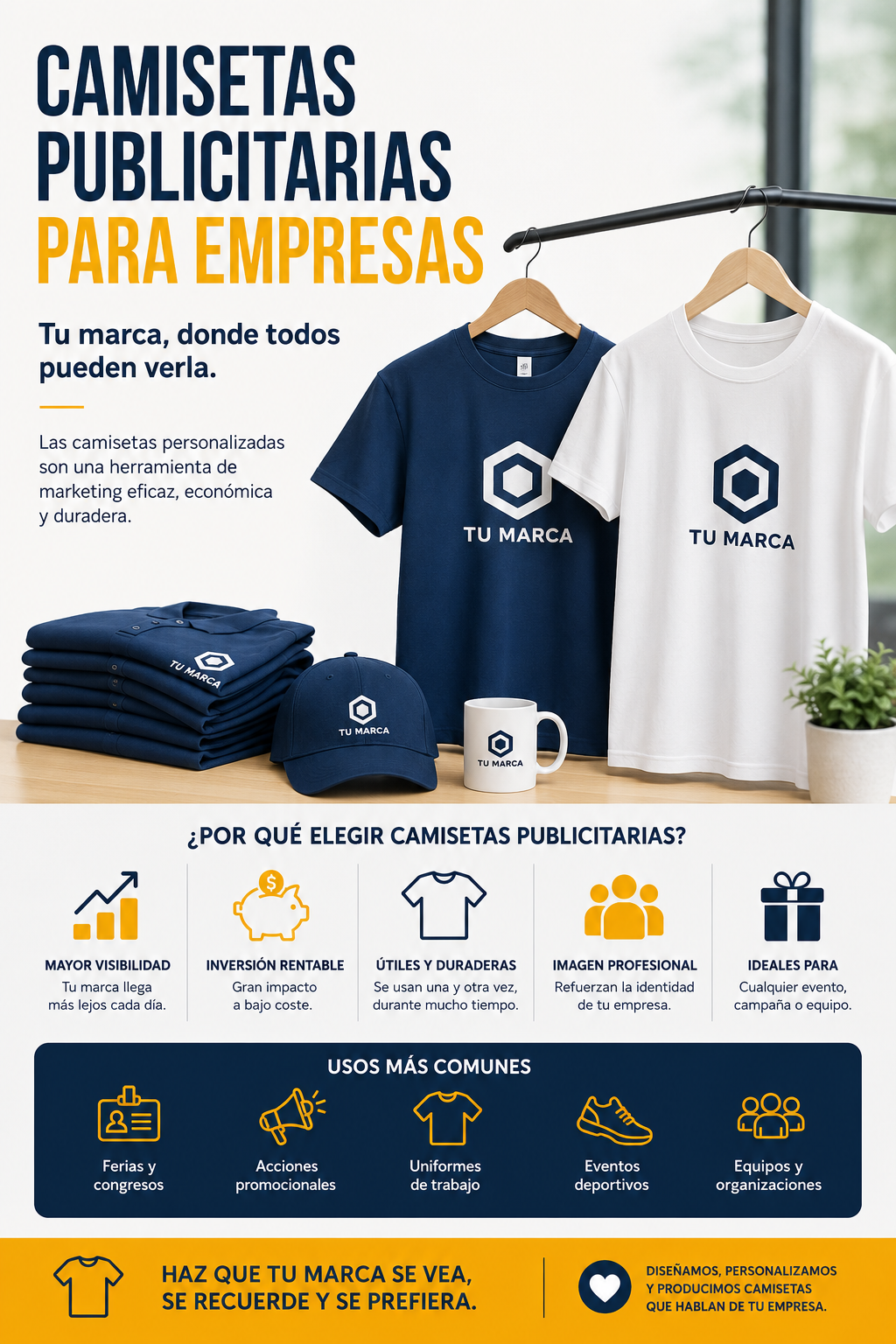 camisetas publicidad